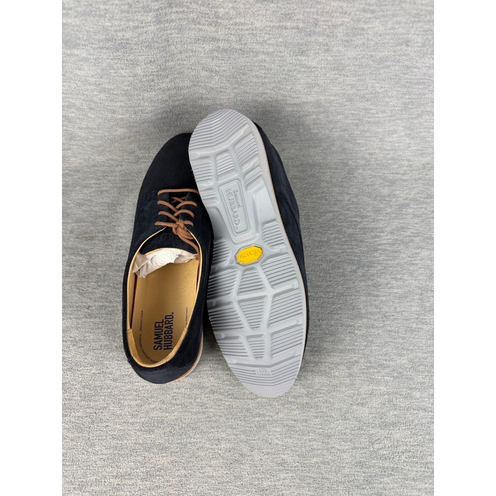 Samuel Hubbard Free Shoes Womens Navy Suede Oxford Vibram Sole W1101-606 Shoes - Picture 8 of 12